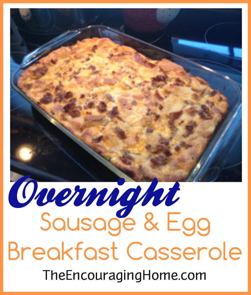Overnight Sausage Egg Breakfast Casserole