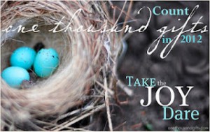 A Thankful Heart {Joy Dare} | TheEncouragingHome.com