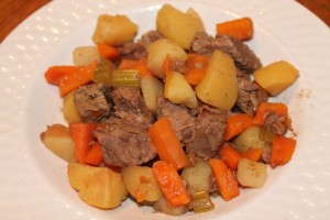 The Encouraging Home Beef Stew and Vegetables Mary Clendenin