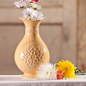 Blessing Unlimited Yellow vase for flowers or pitcher to serve juice or tea