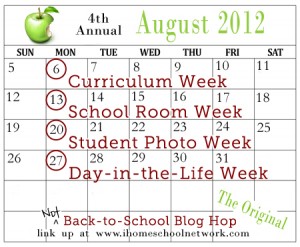 Not Back to School Blog Hop Homeschool Linky Party 2012-2013