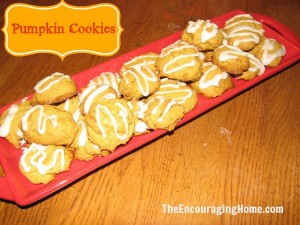 Yummy Pumpkin Cookies