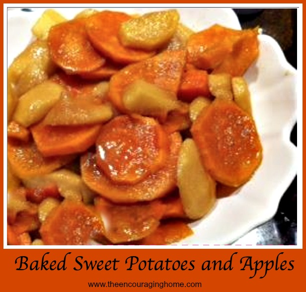 Baked Sweet Potatoes and Apples