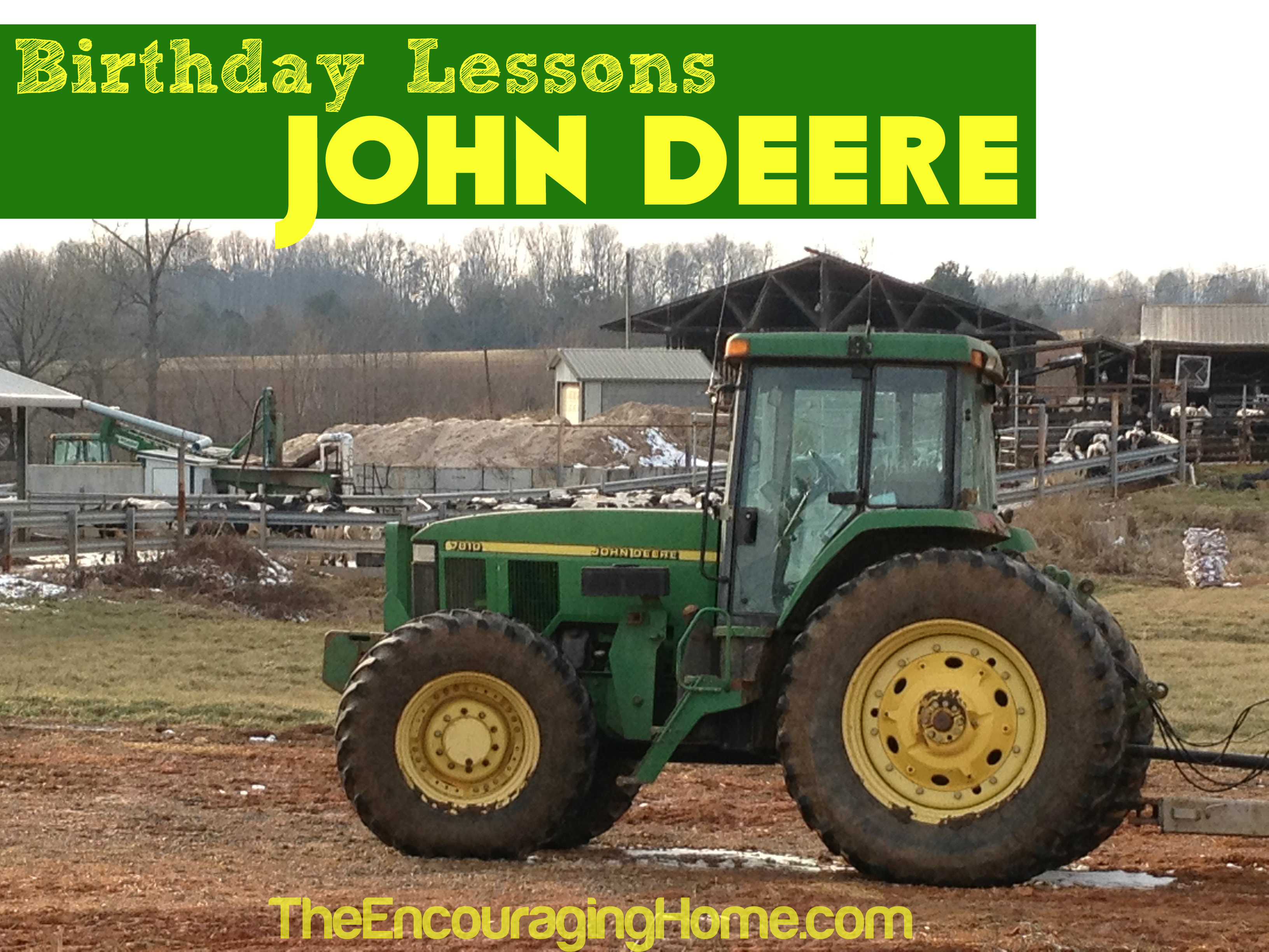 John Deere: Birthday Lessons