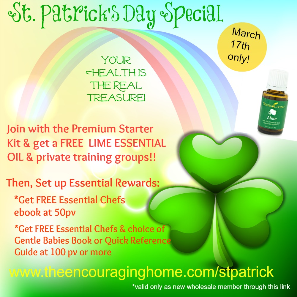 essential oil blend st patricks day luck