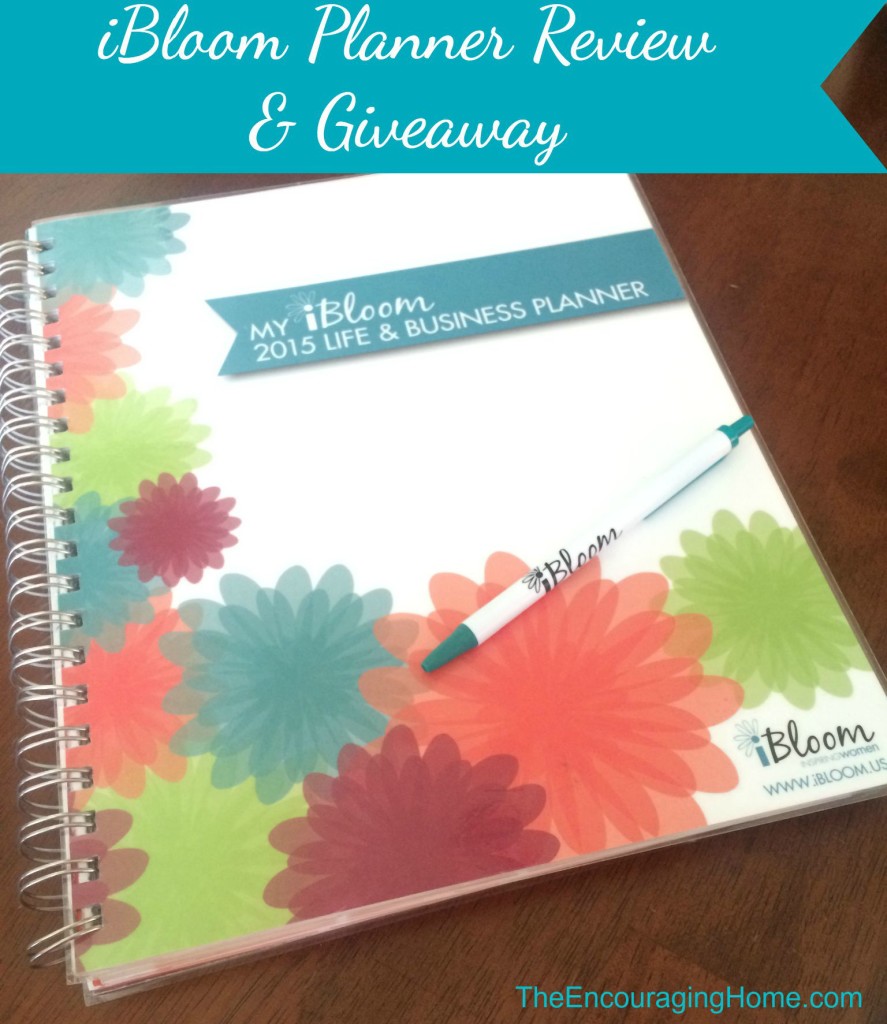 ibloom planner review, giveaway and coupon