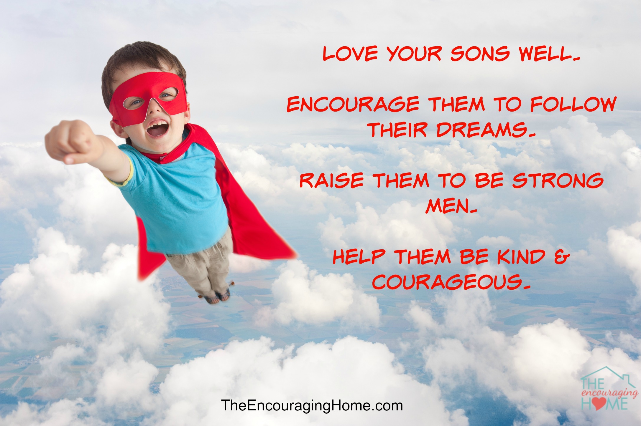 Loving Your Sons – 10 ways
