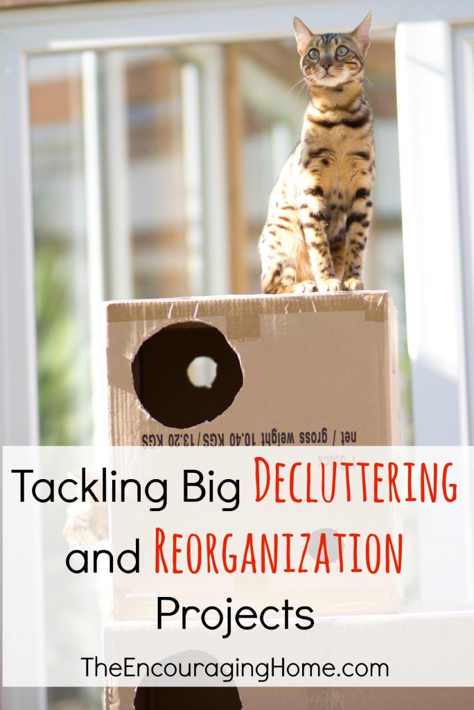 Tackling Big Decluttering and Reorganization Projects {at Homemakers Challenge}