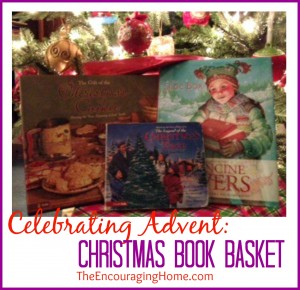 Celebrating Advent: Christmas Book Basket